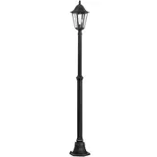 VANJSKA STAJACA LAMPA 1xE27 CRNA/SREBRNA NAVEDO