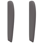 Uši uzglavlja Siva nijansa 80 x 23 x 6 cm PVC