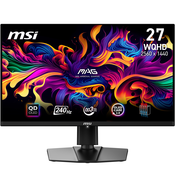 MSI MAG 271QPXDE QD-OLED E2 Gaming Monitor – 240 Hz, 0.03ms GTG MSI OLED Care 2.0, HDMI 2.1 with 48Gbps bandwidth, 120Hz , VRR and ALLM support
