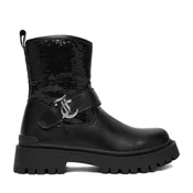 Škornji Juicy Couture EO-CS6590-02 Črna