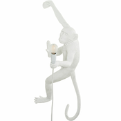 Stenska svetilka MONKEY HANGING RIGHT HAND, 65 cm, bela, Seletti