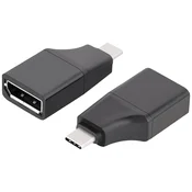 VALUE Value USB-C® adapter [1x moški konektor USB-C® - 1x ženski konektor DisplayPort] 12993228, (20630739)