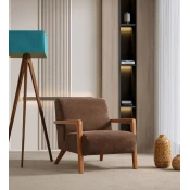 Atelier del Sofa Fotelja Lyke, Braon