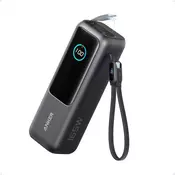Anker Power Bank 25000mAh, 165W, USB-C, Crni