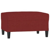 Vidaxl Stolček za noge vinsko rdeče 70x55x41 cm blago