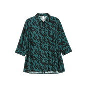 SHEEGO Bluza petrol/črna