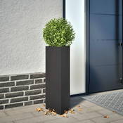 Vrtna sadilica crna trokutasta 30 x 26 x 75 cm celicna