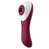 Vibrator Satisfyer Dual Crush, 17cm, Belo-ružičasti