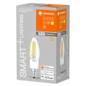 LEDVANCE SMART+ LEDVANCE SMART WiFi žarilna sveča 40 E14 4W 827 - prozorno - Steklo