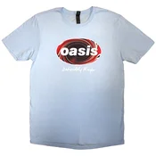 Oasis Definitely Maybe Union Jack Oval Light Blue XL Majica