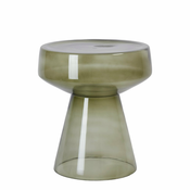 Steklena okrogla stranska mizica o 37 cm Dakwa – Light & Living