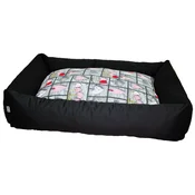 Pet Line Krevet za pse, 100x80cm, Crni