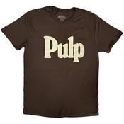 Pulp New Logo Brown L Majica
