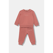 Otroška bombažna trenirka Marni MS1B-SET OVERALLS 2-pack