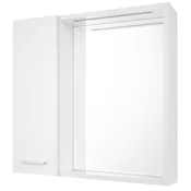 ZOJA/KERAMIA FRESH STRIP LED ogledalo, 60x60x14cm, levo, belo - Bela - 60x60x14 cm - Aqualine - ZOJA & KERAMIA FRESH MIRROR CABINET - 24 - MDF/laminat - Lepilo - Drugo - 3-delne tuš kabine - 600 - 600 - 140 - IP22 - 540 - 4.3 - LED - 14