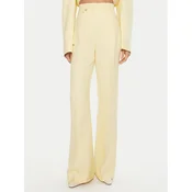 JACQUEMUS Hlače iz tkanine 24E241PA003 Rumena Regular Fit