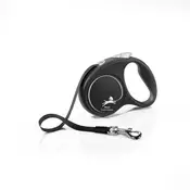 Flex Flexi Leash Black Design S Belt 5m Black-Silver