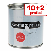 Varčno pakiranje Cosma Nature 24 x 280 g - Piščančji file