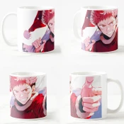 Keramicka šolja anime Novogodišnji Jujutsu Kaisen, 330ml, Višebojna