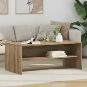 vidaXL Klubska miza Umetni hrast 100 x 50 x 40 cm Konstruiran les