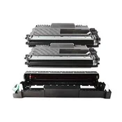 Komplet Brother TN-2220 + DR-2200/TN-2210/DCP 7060, 7065, 7070/HL 2240, 2250, 2270/MFC 7360, 7362, 7460, 7470, 7860 kompatibilna tonerja (2) + boben - 2xčrna XXL + boben