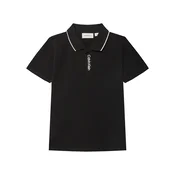 Calvin Klein Jeans Polo majica Embro Logo IB0IB02542 D Črna Regular Fit