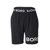 BJÖRN BORG Športne hlače črna/bela