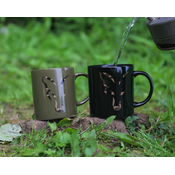 Kozarec FOX Ceramic Mug Black-Camo/Green-Camo