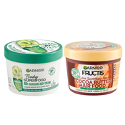GARNIER Body Superfood Krema za telo Avocado 380ml + GARNIER Fructis Hair Food Maska za kosu Cocoa 390ml