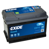 Exide Excell EB712 akumulator, 71 Ah, D+, 670 A(EN), 278 x 175 x 175 mm