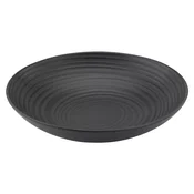 Gastro globok krožnik Lava Stone 22 cm, črn (6 kos)
