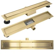 Linijski odtok REA Neox brush gold 90