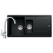 FRANKE Kuhinjsko korito SET KORITA IN ARMATURE TAJDA 60 ONYX