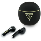 Bluetooth slušalke Guess Script Print - TWS, Bluetooth 6.0, IPX5 - black