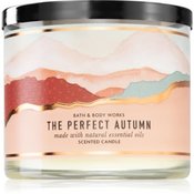 Bath & Body Works The Perfect Autumn mirisna svijeća s esencijalnim uljem 411 g