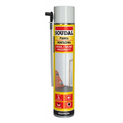 shumee Komplet 12 SOUDAL MONTAŽNIH PEN ZA CEV 750 ml RUMENA OKNA IN VRATA