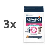 Advance vet. dieta za mačke Urinary Sterilized Low Calorie - piščanec 3 x 2,5 kg