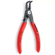 Kriva Knipex zeger klešta za unutrašnje sigurnosne prstenove sa granicnikom 130mm - pod 90° (48 41 J11)