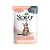 Schesir Mokra hrana v vrečki - Kitten, 85 g - Piščančji file