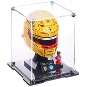 Črna vitrina iz opeke za LEGO 43022 Lewis Hamilton Scuderia Ferrari HP čelado