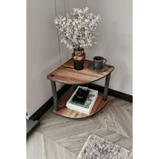 Hanah Home Pomocni stocic Tiers Corner, 34x38x34 cm, Boje oraha