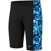 Speedo print panel jammer junior anthracite/hyper teal 140cm