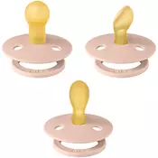 BIBS Try-It Size 1: 0+ months set za otroke od rojstva Blush 3 kos