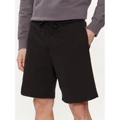 Calvin Klein Jeans Športne kratke hlače Logo Repeat J30J325129 Črna Regular Fit