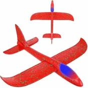 MALATEC Rdeče LED letalo iz stiropora 49cm, (20394730)