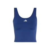 ADIDAS PERFORMANCE Športni top Studio All Me temno modra / bela