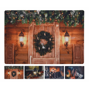 Božicna otirac RUSTIC WELCOME 38x58 cm - više varijanti Varijanta: Vijenac