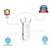 TP-LINK TP-Link RE450 Wireless Range Extender 802.11b/g/n/ac AC1750 , Wall-Plug Gigabit (RE450)