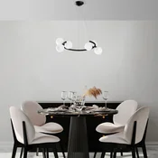 Opviq Luster Luminar-14145, 55x50x115cm, IP20, Crno-beli