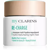 Clarins Razstrupljevalna in vlažilna nočna maska My Re Charge (Hydra-Replump Nigh Mask) 50 ml